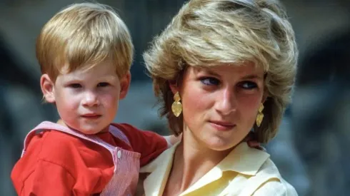 Lady Di y el Príncipe Harry