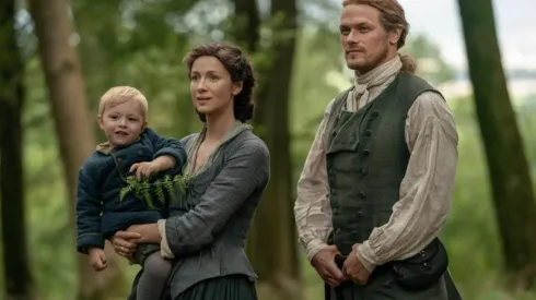 Sam Heughan y Caitriona Balfe