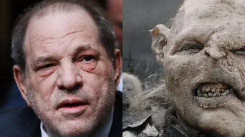 Un orco de El Señor de los Anillos, basado en Harvey Weinstein