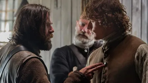 Sam Heughan y Duncan Lacroix