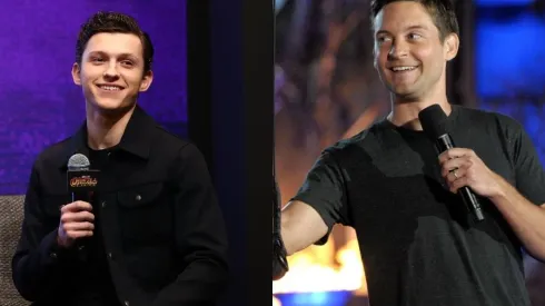 Tom Holland y Tobey Maguire