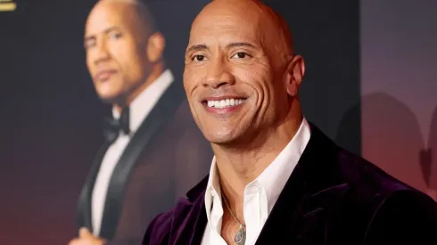 Dwayne Johnson habló durante el estreno mundial de su próxima película.