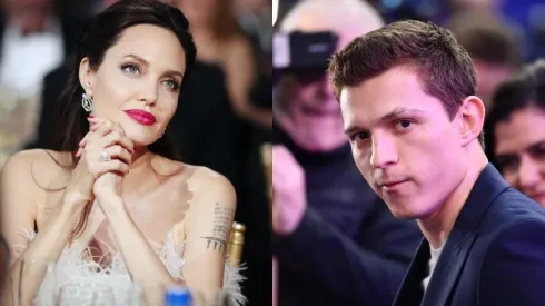 Angelina Jolie y Tom Holland
