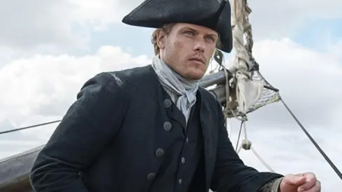 Sam Heughan en Jamie Fraser