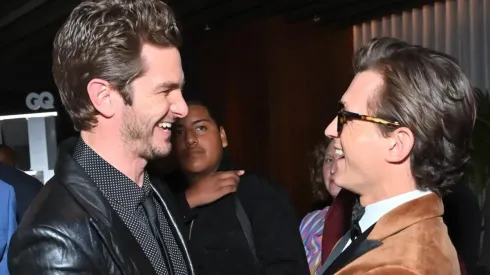 Así fue el encuentro entre Andrew Garfield y Tom Holland antes del estreno de Spider-Man.