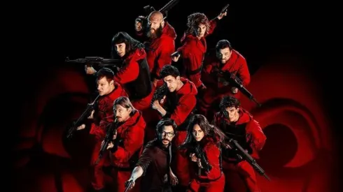 Los protagonistas de La Casa de Papel