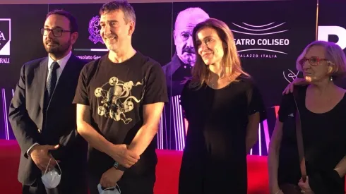 El Cónsul General de Italia en Buenos Aires, Julio Bocca, Victoria Balanza y Ana María Stekelman presentan Piazzolla Futuro.