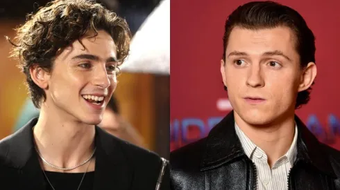 Timothée Chalamet y Tom Holland