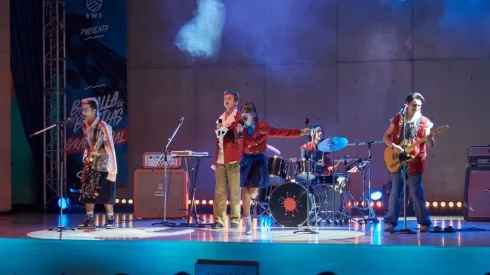 Los protagonistas de Rebelde.