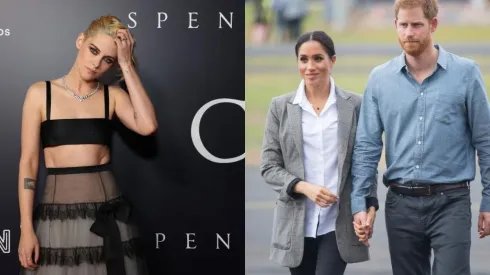 Kristen Stewart, Meghan Markle y el Príncipe Harry