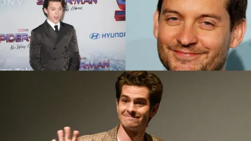 Tom Holland, Tobey Maguire y Andrew Garfield