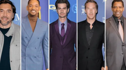 Javier Bardem, Will Smith, Andrew Garfield, Benedict Cumberbatch y Denzel Washington.