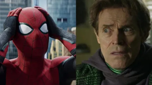 Tom Holland y Willem Dafoe