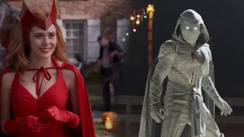 Scarlet Witch y Moon Knight.
