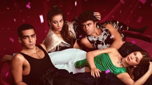 Algunos de los protagonistas de Élite.