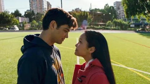 Lara Jean y Peter Kavinsky.