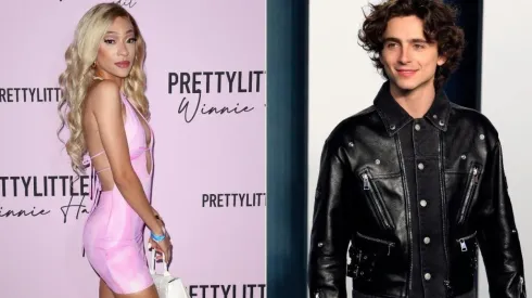 Sarah Talabi y Timothée Chalamet