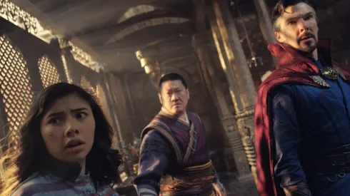 Doctor Strange Wong y el nuevo personaje, America Chávez.