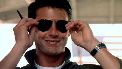 Tom Cruise como Pete Mitchell.