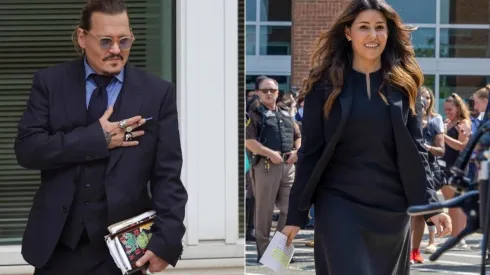 Johnny Depp y Camille Vasquez