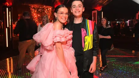 Millie Bobby Brown y Noah Schnapp