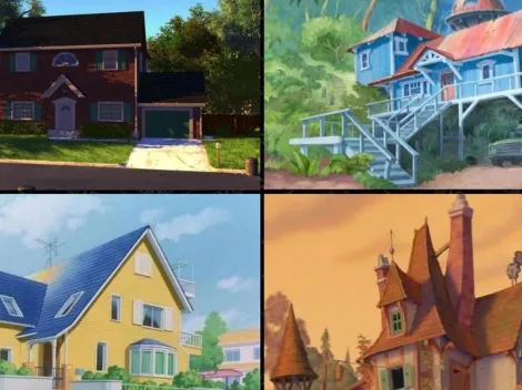 Reto visual: ¿puedes adivinar a qué personaje animado le pertenece cada casa?