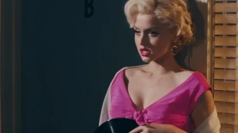Ana de Armas como Marilyn Monroe para Blonde.