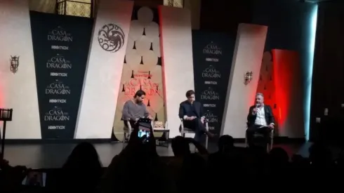 Fabien Frenkel y Matt Smith en CDMX para promocionar House of the Dragon (Foto: Spoiler)