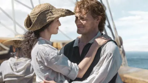 Sam Heughan y Caitriona Balfe