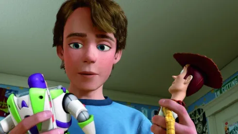 Andy, antes de ir a la universidad en Toy Story 3.