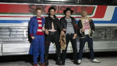 Los Sex Pistols en el show