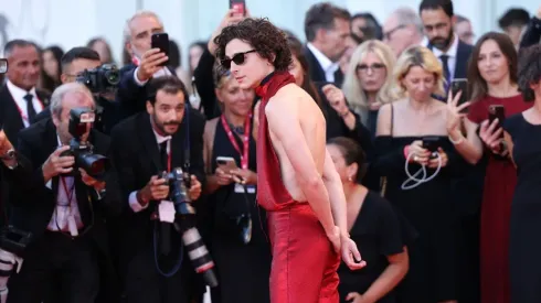 Timothée Chalamet en el Festival de Cine de Venecia.