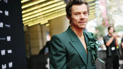 Harry Styles en la presentación de My Policeman.