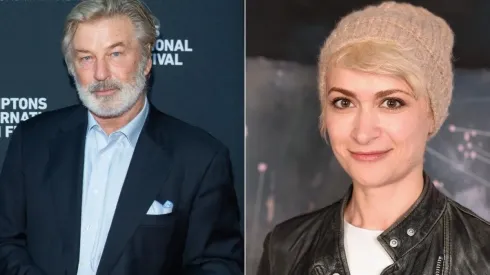 Alec Baldwin y Halyna Hutchins