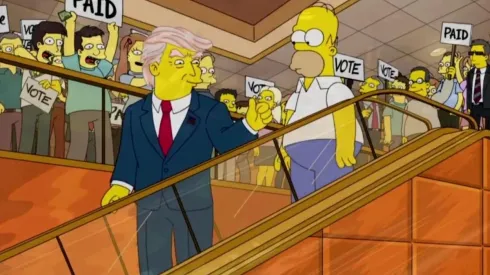 Lo hicieron otra vez: Los Simpson predijeron la candidatura de Donald Trump en 2024.