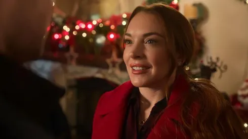 Lindsay Lohan regresó a la actuación con una película navideña.