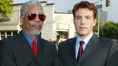Ben Affleck y Morgan Freeman