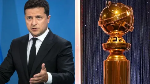Volodímir Zelenski, presidente de Ucrania, dará un discurso en los premios Globos de Oro 2023.