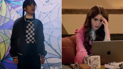 Jenna Ortega y Lily Collins