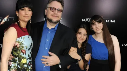 Guillermo del Toro y sus hijas