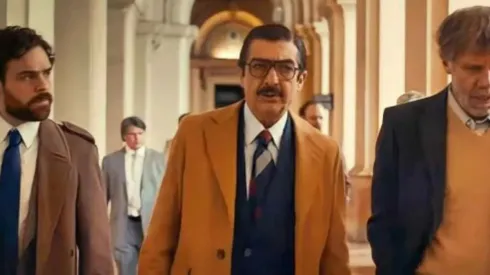 Peter Lanzani, Ricardo Darín y Claudio Da Passo