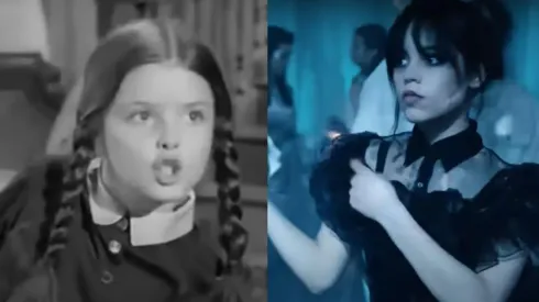 Lisa Loring y Jenna Ortega