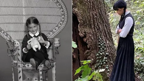 Lisa Loring y Jenna Ortega