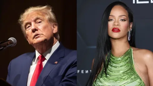 Donald Trump y Rihanna