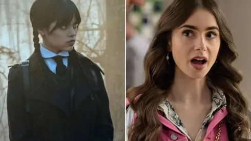 Jenna Ortega y Lily Collins