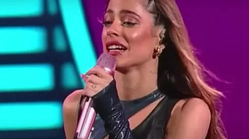 Tini en el festival