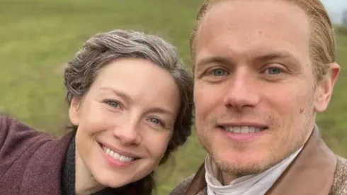 Sam Heughan y Caitriona Balfe