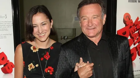 Robin Williams junto a su hija.
