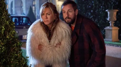 Jennifer Aniston y Adam Sandler en Misterio a la Vista