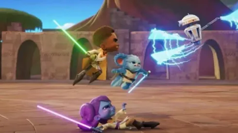 Los jóvenes Jedi en acción